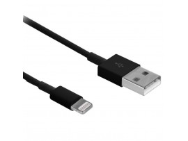 Дата кабель Drobak USB 2.0 – Lightning (Black) 1.0м (215340)