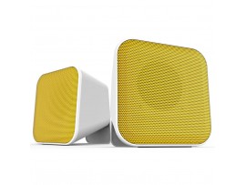 Акустическая система Speedlink SNAPPY Stereo Speakers, white-yellow (SL-810002-WEYW)