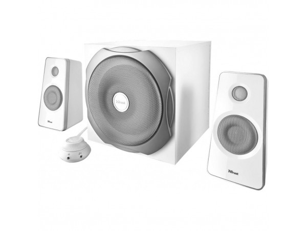 Акустическая система Trust Tytan 2.1 Subwoofer Speaker Set - white (18789)