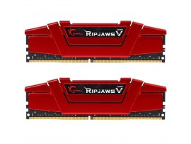 Модуль памяти для компьютера DDR4 16GB (2x8GB) 3000 MHz RipjawsV Red G.Skill (F4-3000C15D-16GVR)