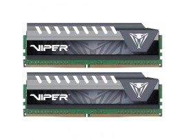 Модуль памяти для компьютера DDR4 16GB (2x8GB) 3000 MHz Viper Elite Gray Patriot (PVE416G300C5KGY)