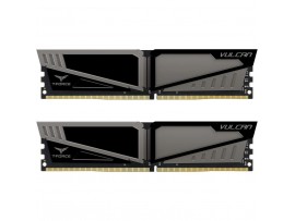 Модуль памяти для компьютера DDR4 16GB (2x8GB) 3000 MHz T-Force Vulcan Gray Team (TLGD416G3000HC16CDC01)