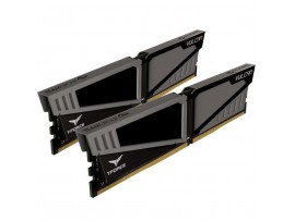 Модуль памяти для компьютера DDR4 16GB (2x8GB) 2666 MHz T-Force Vulcan Gray Team (TLGD416G2666HC15BDC01)