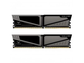 Модуль памяти для компьютера DDR4 16GB (2x8GB) 2400 MHz T-Force Vulcan Gray Team (TLGD416G2400HC14DC01)