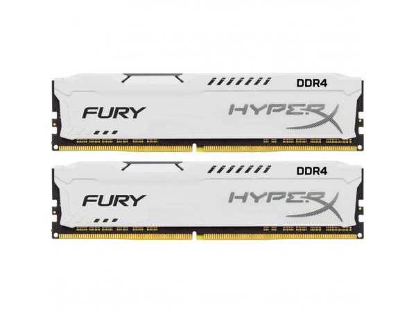 Модуль памяти для компьютера DDR4 16GB (2x8GB) 2133 MHz HyperX FURY White Kingston (HX421C14FW2K2/16)