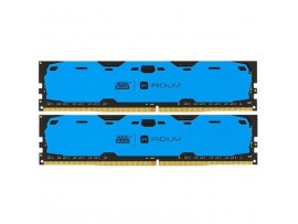 Модуль памяти для компьютера DDR4 16GB (2x8GB) 2400 MHz Iridium Blue GOODRAM (IR-B2400D464L15S/16GDC)