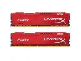 Модуль памяти для компьютера DDR4 16GB (2x8GB) 2133 MHz HyperX FURY Red Kingston (HX421C14FR2K2/16)