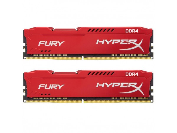 Модуль памяти для компьютера DDR4 16GB (2x8GB) 2133 MHz HyperX FURY Red Kingston (HX421C14FR2K2/16)