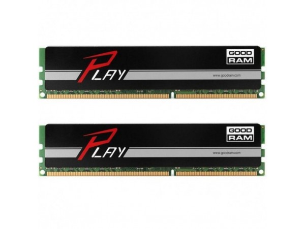 Модуль памяти для компьютера DDR4 16GB (2x8GB) 2133 MHz Play Black GOODRAM (GY2133D464L15S/16GDC)