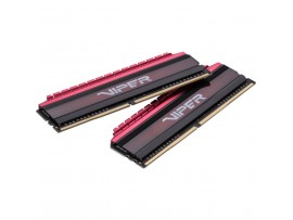 Модуль памяти для компьютера DDR4 16GB (2x8GB) 2666 MHz PE-V4 BLK/RED DUALCH Patriot (PV416G266C5K)