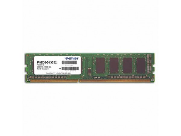 Модуль памяти для компьютера DDR3 8GB 1333 MHz Patriot (PSD38G13332)