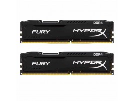 Модуль памяти для компьютера DDR4 16GB (2x8GB) 2133 MHz Fury Black Kingston (HX421C14FBK2/16)