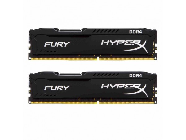 Модуль памяти для компьютера DDR4 16GB (2x8GB) 2133 MHz Fury Black Kingston (HX421C14FBK2/16)