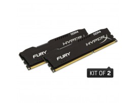 Модуль памяти для компьютера DDR4 16GB (2x8GB) 2133 MHz Fury Black Kingston (HX421C14FBK2/16)