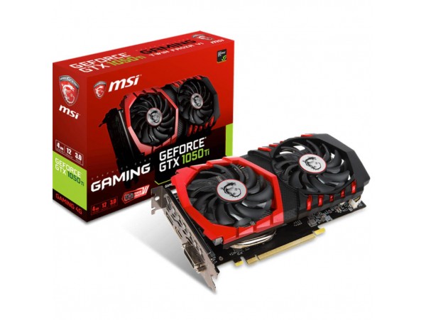 Видеокарта MSI GeForce GTX1050 Ti 4096Mb GAMING (GTX 1050 Ti GAMING 4G)