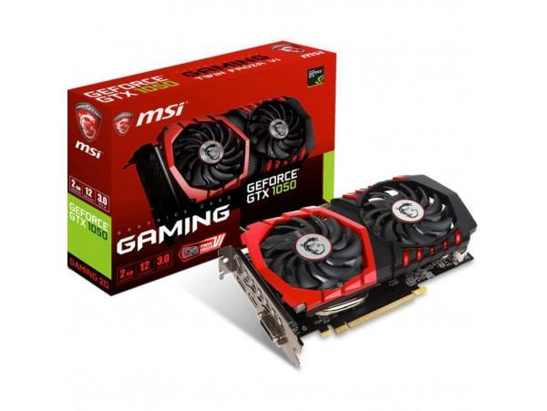 Видеокарта MSI GeForce GTX1050 2048Mb GAMING (GTX 1050 GAMING 2G)