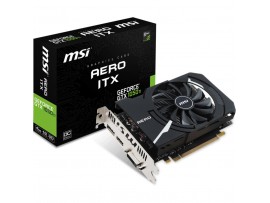 Видеокарта MSI GeForce GTX1050 Ti 4096Mb AERO ITX OC (GTX 1050 TI AERO ITX 4G OCV1)