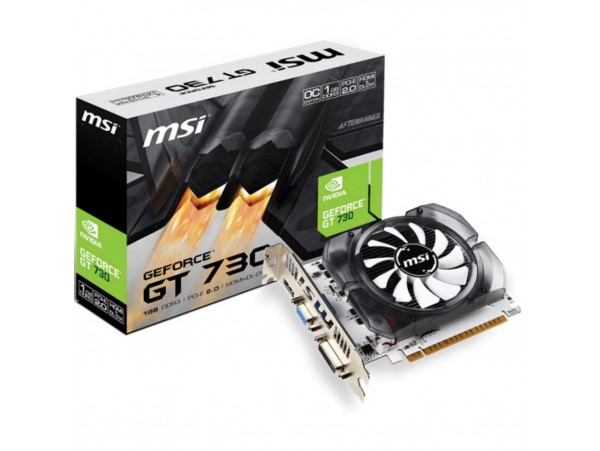 Видеокарта MSI GeForce GT730 1024Mb OC (N730K-1GD3/OCV2)