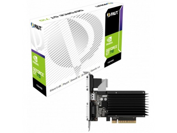 Видеокарта GeForce GT710 1024Mb PALIT (NEAT7100HD06-2080H)