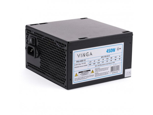 Блок питания Vinga 450W (PSU-450-12)