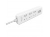 Сетевой фильтр питания KingMi Power Strip, 3 розетки, 3 USB (QMCXB33CH)