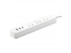 Сетевой фильтр питания KingMi Power Strip, 3 розетки, 3 USB (QMCXB33CH)