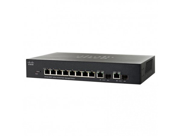 Коммутатор сетевой Cisco SF302-08PP (SF302-08PP-K9-EU)