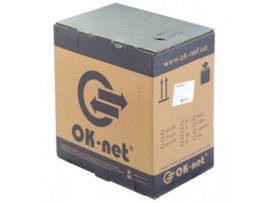 Кабель сетевой OK-Net UTP 500м 2 пары внешний (КПП-ВП (100) 2х2х0,50)
